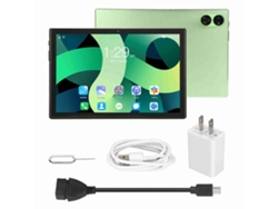 Tableta Android 12.0 de 10.1 pulgadas, 6 GB/128 GB, 8 núcleos, color verde, con llamadas 4G y luz dorada