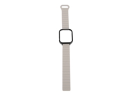 Pulsera Magnética De Silicona Con Cubierta Negra Para Watch Fit 3, Resistente Al Sudor.