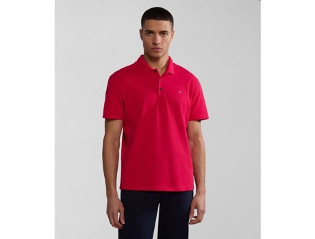 Polo de Hombre NAPAPIJRI Ealis Algodón Rojo (M)