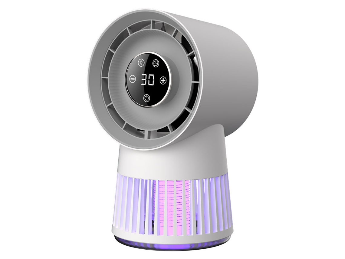 Ventilador repelente de mosquitos Chrui, silencioso, recargable y portátil (4000 mAh)