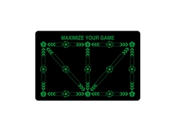 Tapete de entrenamiento Football Footprint, 19.731.5 pulgadas Chrui (verde)