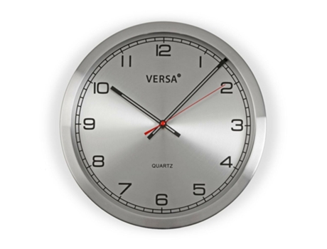 Reloj VERSA (Aluminio - 4.1 x 35 x 35 cm)