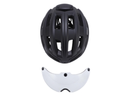 2026-casco De Bicicleta Con Gafas Foto Cromáticas Magnéticas Ligero Resistente Al Impacto Para Hombre Mujer Negro Mate