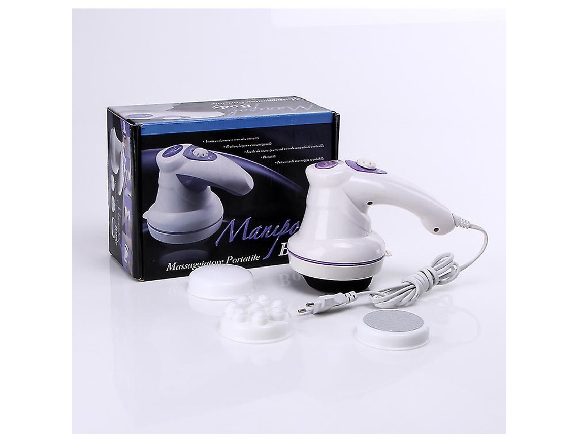 Masajeador Eléctrico Anticelulítico Con Cinco Cabezas Para Espalda Piernas Cuello Reduce Grasa Flacidez Y Recupera Músculos