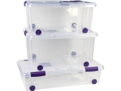 Caja Ordenacion Con Ruedas 30L Modelo Ricordi 73X41X18Cm