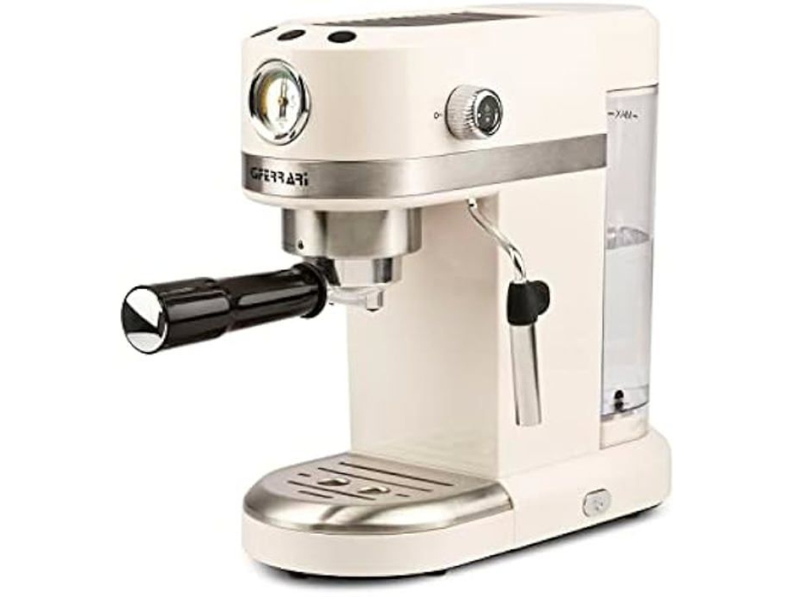 Máquina de Café Expreso Automática G3 Ferrari G10168, Amarcord, Ese en Polvo o Café Aplastado, 15 Bar
