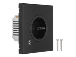 Enchufe Inteligente De 16 A Y 3000 W Con Temporizador Y Control Remoto, Compatible Con Smart Life Y Diseño Moderno.