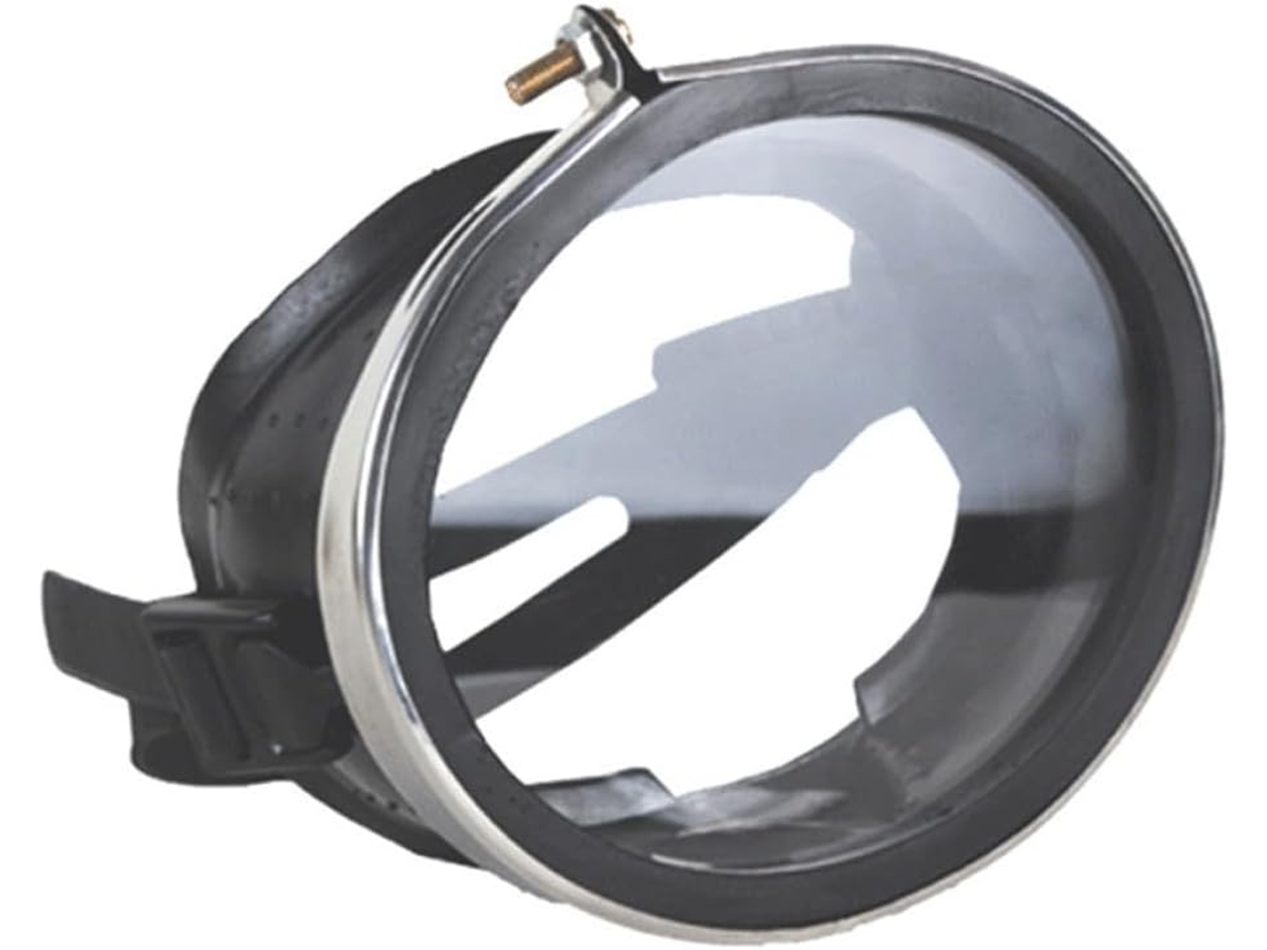 Máscara De Buceo Para Adultos Con Cristal Templado, Antivaho, Montura De Acero Inoxidable, Diseño Para Natación.