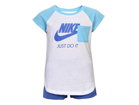 Conjunto NIKE Ropa Deportiva Bebé 919-B9A Azul Blanco (24 meses)