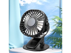 Mini Ventilador De Escritorio Con Clip, Ventilador Portátil Con Batería Recargable