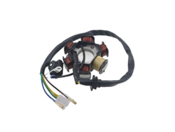 Estator De Onda Completa De 6 Polos Para Gy6 125 – Compatível Com Haomai / Jog / Ghost Fire / Quadriciclos