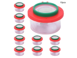 Caja De Observación De Insectos Con Lupa (10 Unidades), Herramienta Educativa Para Niños, Juguete Científico Escolar.