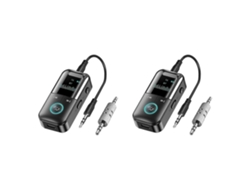 2 transmisores y receptores Bluetooth 5.4 GOKOCO con adaptador auxiliar