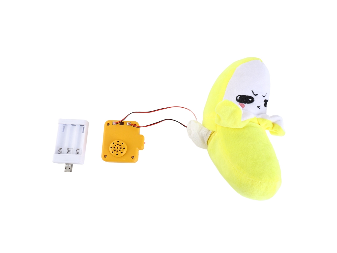 -juguete De Peluche Piano Con Ritmo Musical, Muñeco Interactivo De Inducción Eléctrica Para Niños Banana