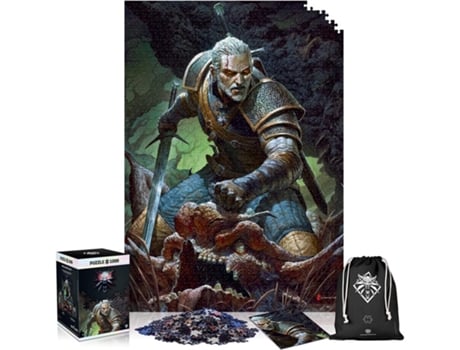 The Witcher Wiedźmin: Dark World Puzzles 1000