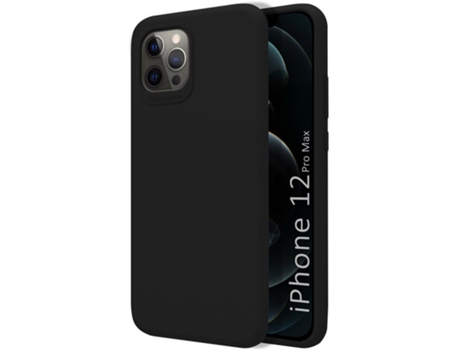 Carcasa iPhone 12 Pro Max (6.7) TUMUNDOSMARTPHONE Silicona Líquida Negro