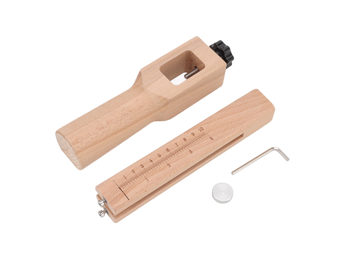 Cortador De Cuero Manual Con Varilla Y Escala Ajustables Para La Fabricación De Cinturones Y Correas Caseras.