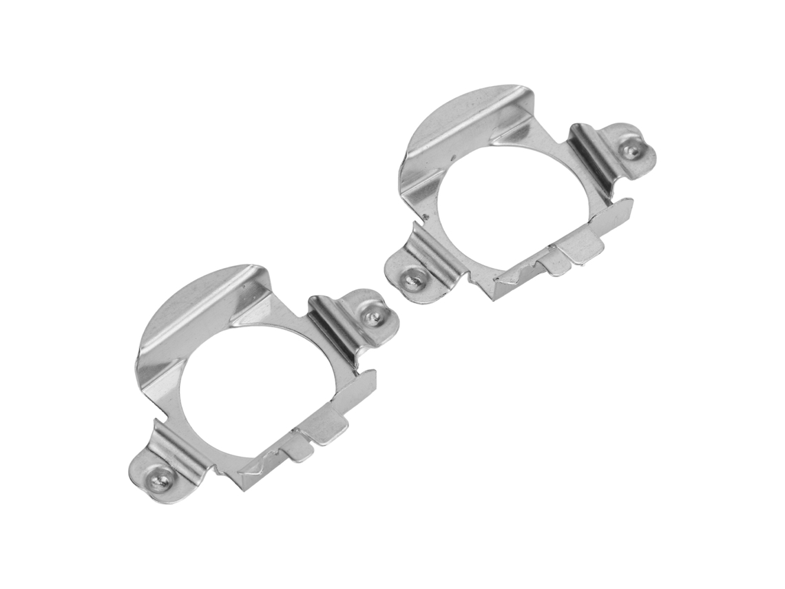 adaptadores de base de sujeción para bombillas LED H7 de acero inoxidable para faros de coche