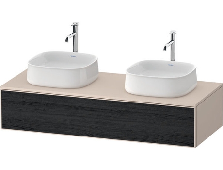 Lavabo de consola DURAVIT Zencha 1300x550mm,1 extraíble 2 recortes ZE4813B