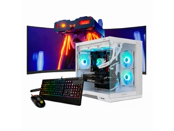 Neo-pc Gaming Ryzen 7 7800x3d / 9060 Xt / 32gb Ram / 1tb Ssd / Windows 11 Pro / Monitor Curvo 34” Qhd 165hz / Astraneo Blanco