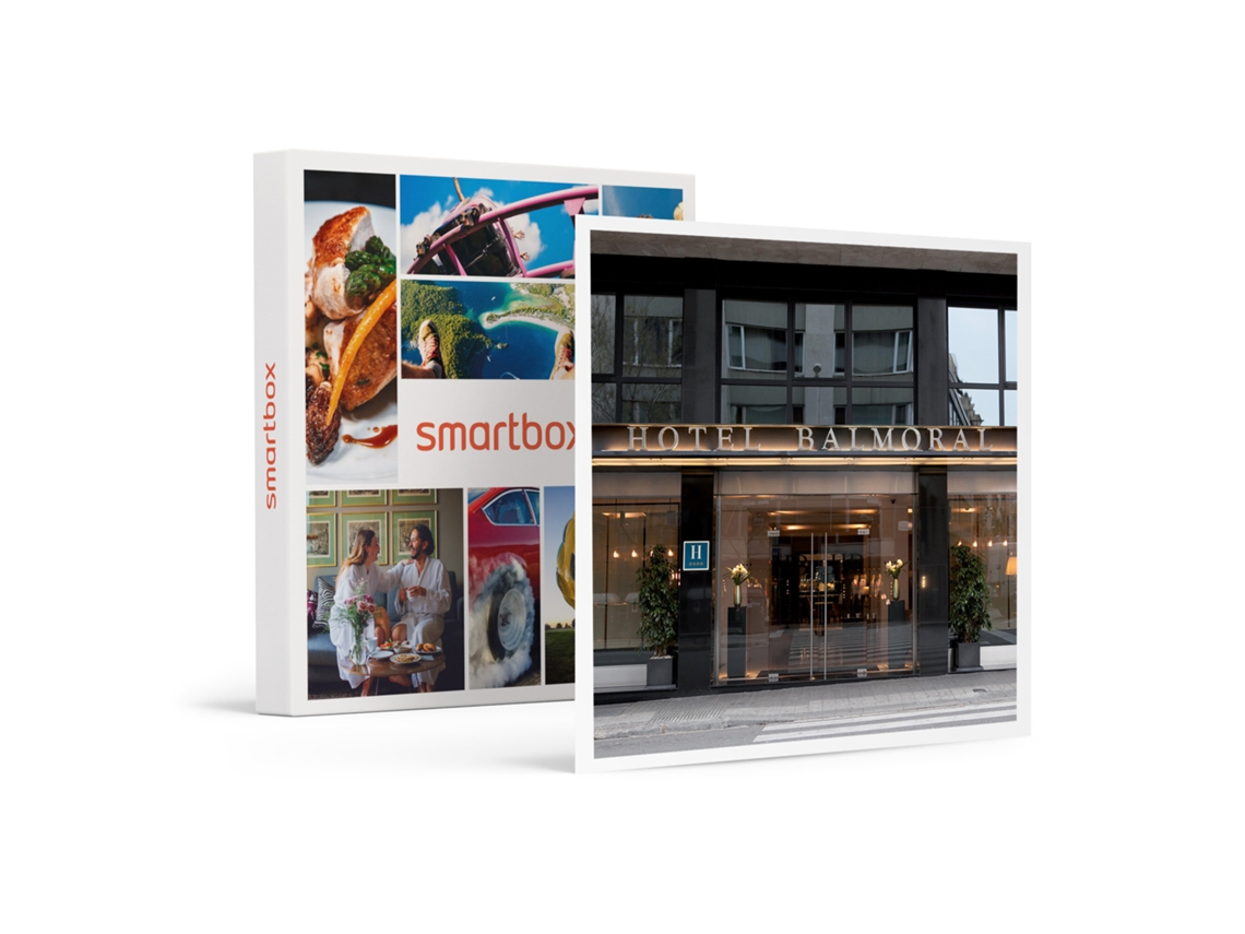 Caja Regalo Smartbox: 1 noche, desayuno y botella de Cava en el Hotel Balmoral 4, Barcelona