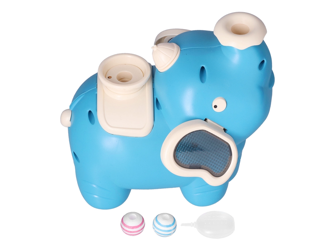 Dan26-juguete Elefante Soplando Pelota Caminante Con Humidificador Y Sprayer Musical Para Niños Mayores De 3 Años Azul Verde