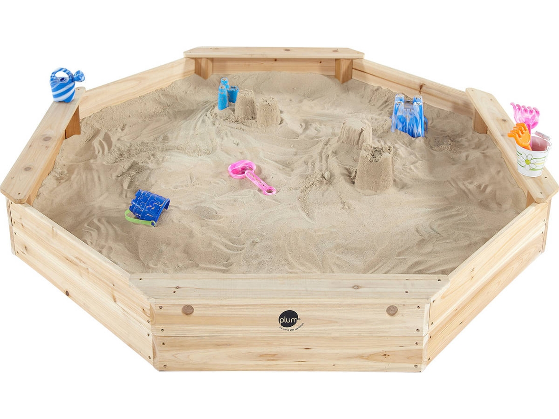Caja de arena de madera Plum mega