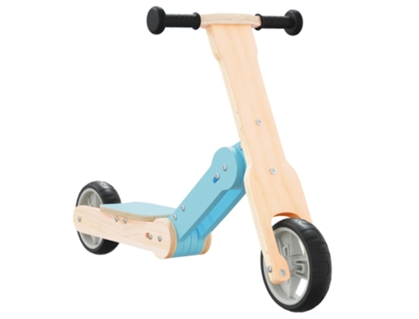 Patinete VIDAXL de niños 2 en 1 azul claro
