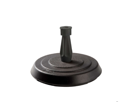Base Redonda KASA Guarda-Sol (Negro - Cemento - 14kg)