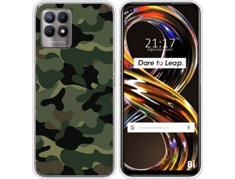Carcasa Realme 8i TUMUNDOSMARTPHONE Camuflaje Multicolor