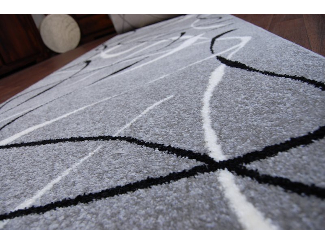 Alfombra de Pasillo Silver Choco Gris 90 cm