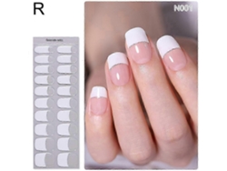 20 Pieces Semi cured Nail Gel Stickers, Uv Lamp Required 25 26 GOKOCO