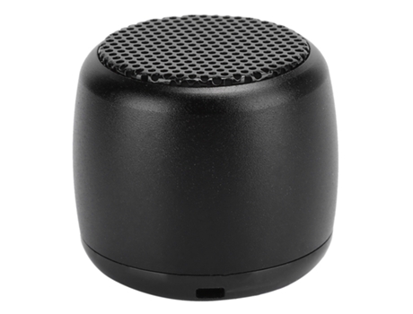 Interfaz USB compacta exquisita de metal Altavoz inalámbrico con canal de sonido Bluetooth 2.0 Mini caja de altavoz de graves (negro) BISBISOUS