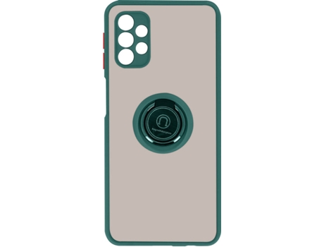 Carcasa y Soporte Samsung Galaxy A32 5G AVIZAR Función de soporte de Anillo de Metal Verde