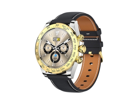 Smart Watch, pantalla IPS de 1,3 pulgadas, 30 días en espera, dorado BISBISOUS