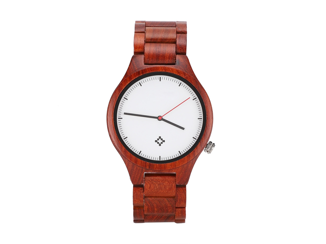 Reloj De Pulsera De Madera Para Hombre Paorosa, Cuarzo Analógico, Moderno Y Elegante.