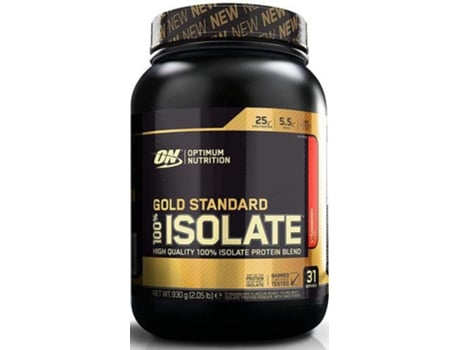 Complemento Alimentar OPTIMUM NUTRITION Optimum Nutrition Gold Standard 100% Isolado Morango 930 Gr