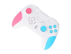 Ats-controlador De Juego Alámbrico Con 4 Botones Programables Y Sensor De 6 Ejes, Controlador Usb Consola Rosa Azul