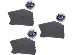 Protectores Universales Reutilizables Para Placas De Gas (12 Piezas): Protección Duradera Para Cocinas Y