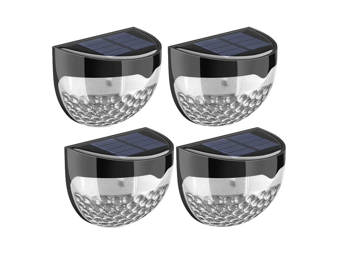 2026-4 Piezas Luces De Cerca Solar 6led Luces De Jardín Lámparas Decorativas Impermeables