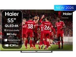 TV HAIER S80 H55S80GUX (QLED - 55'' - 140 cm - 4K Ultra HD - Smart TV)