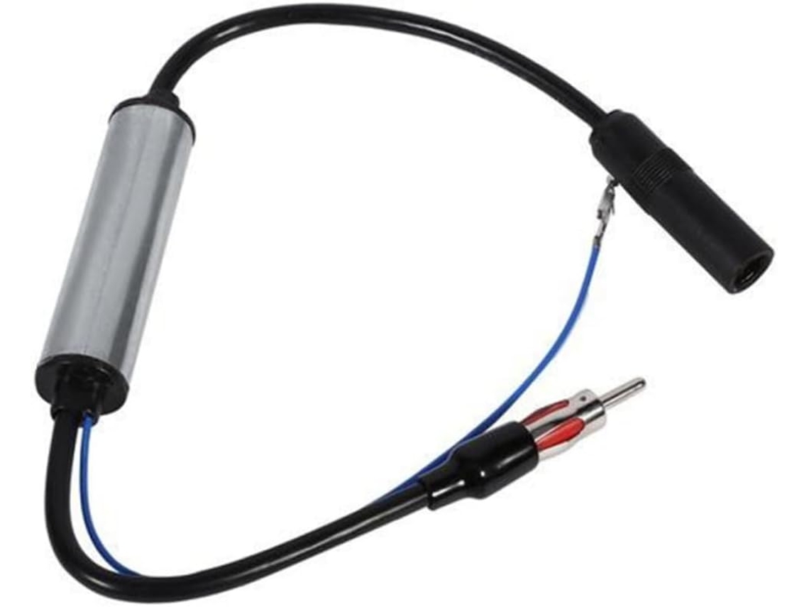 Amplificador de señal de antena FM/AM para coche, amplificador en línea para radio de coche, mejora la recepción, fácil instalación Gokoco