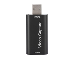 Tarjeta De Captura De Vídeo Hdmi Usb 2.0, 1 Vía, Para Grabación De Transmisiones En Directo, Compatible Con Obsblack