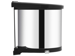 Cubo incorporador vidaxl Gunoi, 8 L, acero inoxidable