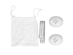 Tapones Para Los Oídos Para Bebés, Mini Antirruido, Seguros Para Viajes, Aviones Y Para Dormir, Blanco/gris