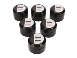 Set de extensión de uñas de gel sólido KKML, 6 piezas, portátil, brillante y duradero para manicuras.
