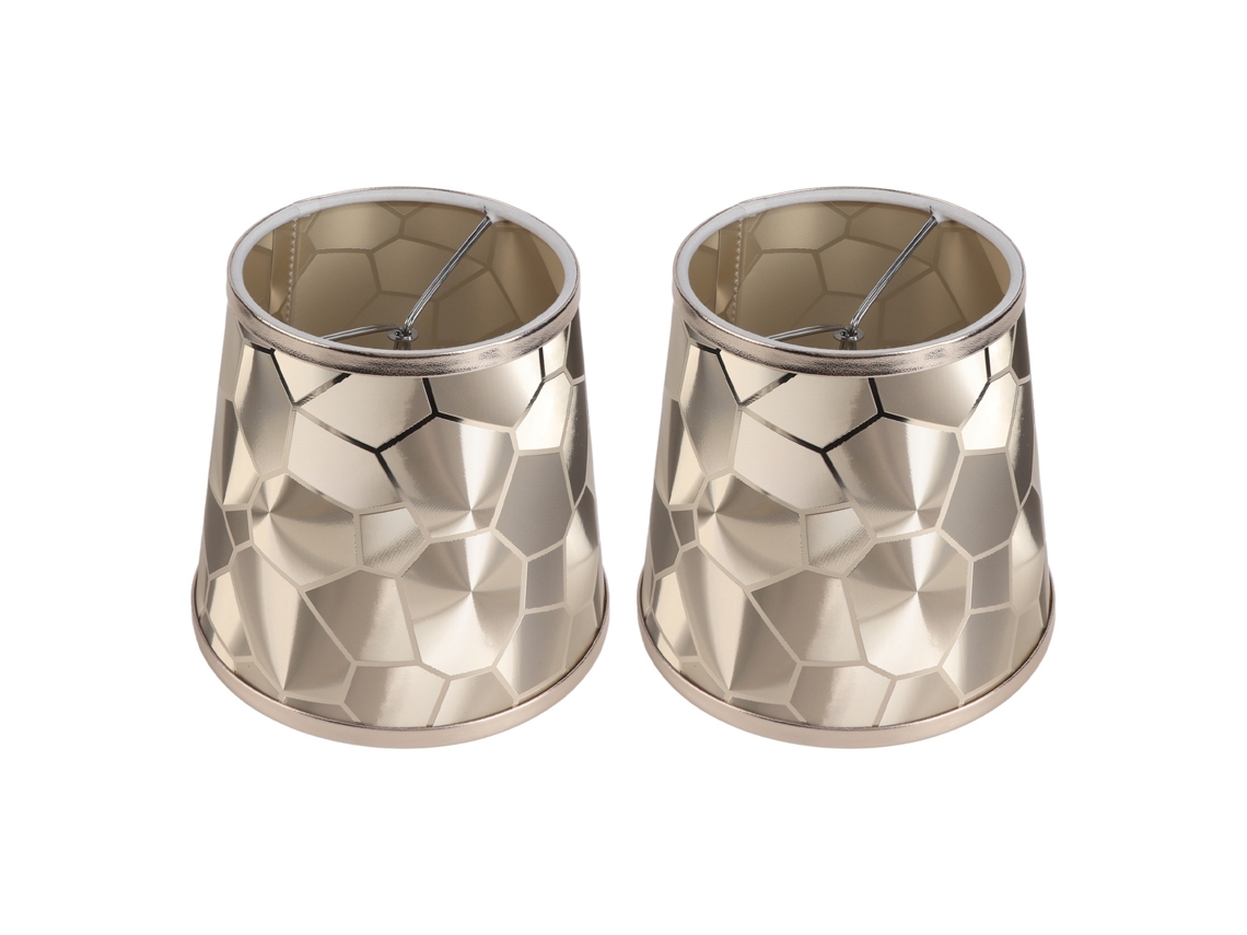 2 Pantallas Cilíndricas Para Lámpara De Mesa, Casquillo E14, De Pvc, Decorativas Y Modernas, Para Montaje En Mesa, Pared Y Techo.