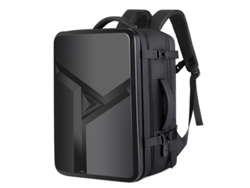 Mochila rígida Digitallab para portátil, grande, impermeable, 17 pulgadas (negro)