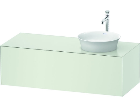DURAVIT Tulip blanco, mueble de pared, ancho 1300 x fondo 550mm, con 1x extraíble, con tecnología tip-on, WT4977R