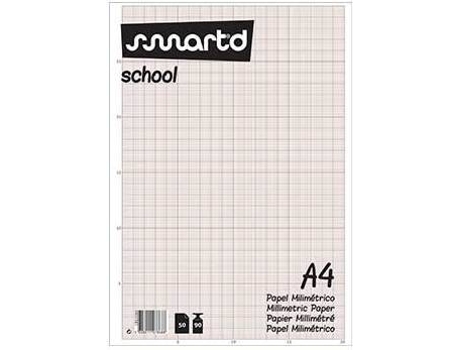 Papel Milimétrico SMARTD 1831050 (A4 - Beige - 50 Hojas)